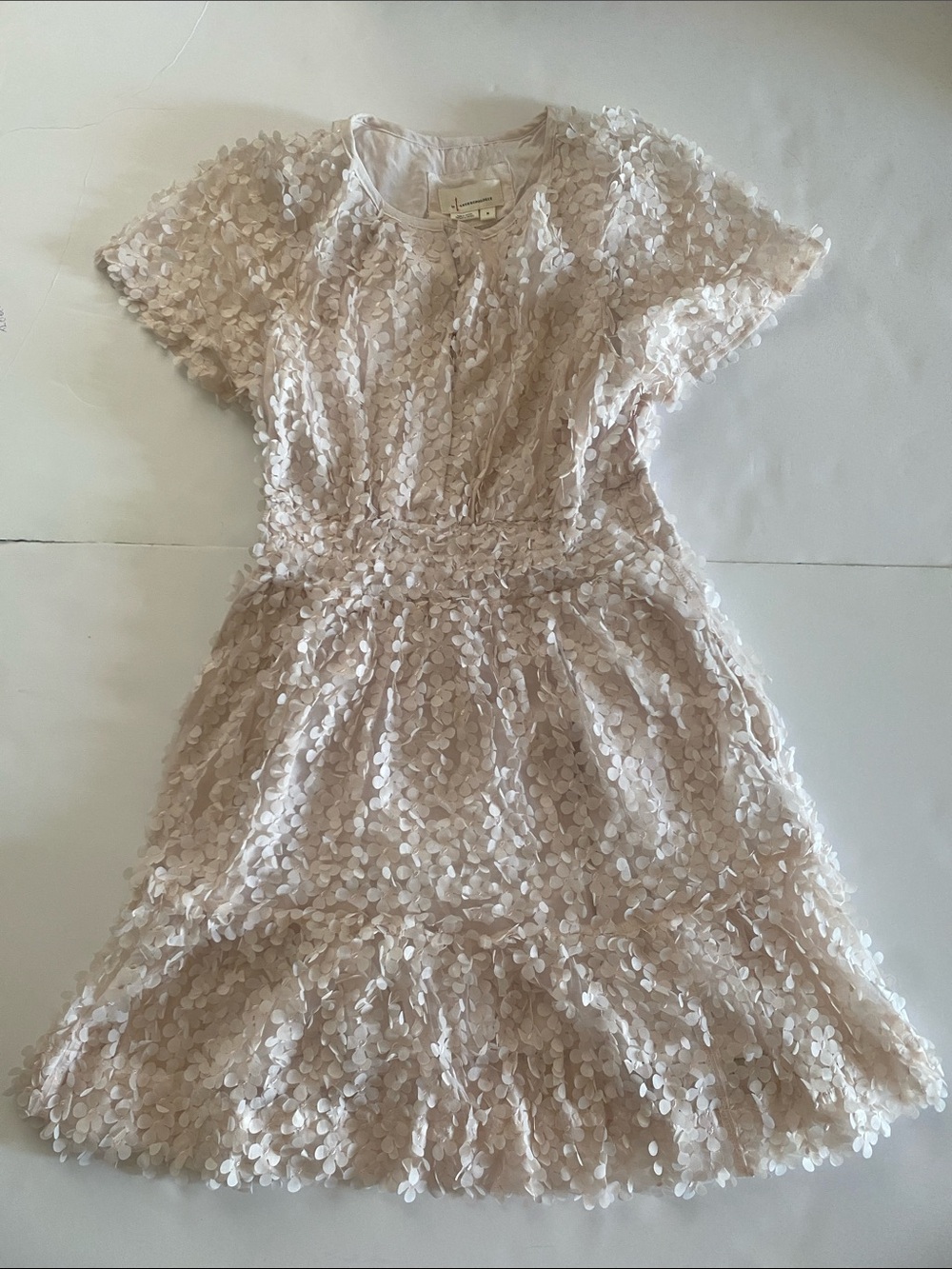Anthropologie somerset mini dress WHITE